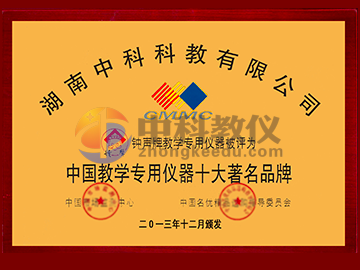 著名品牌证书